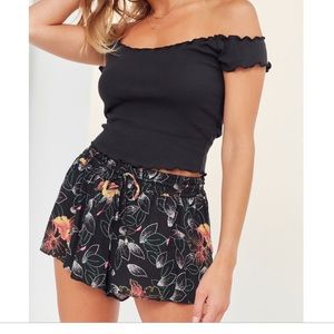 Urban Outfitters Off the Shoulder Crop Top